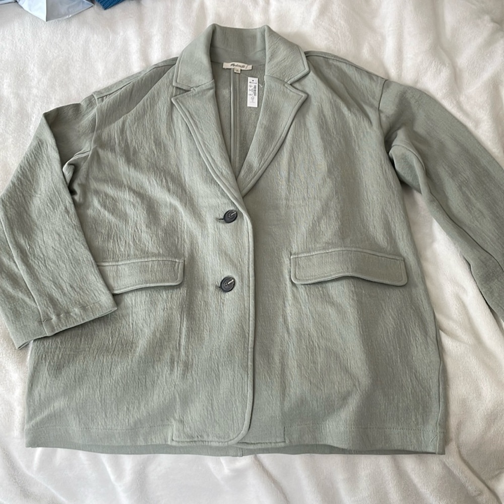 NWOT Madewell Paradise Point Blazer - Small Sage Green